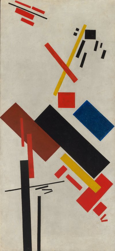 Stroyuschiysya dom (Haus im Bau) von Kazimir Severinovich Malevich